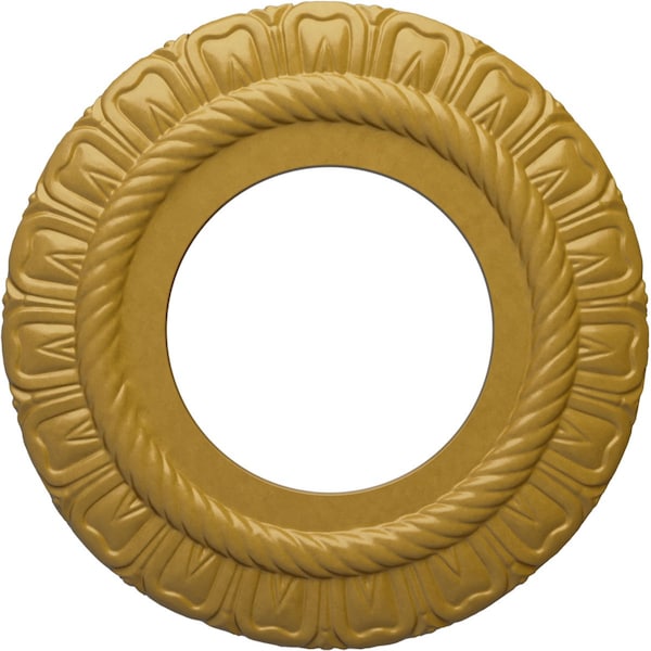Ekena Millwork Claremont Ceiling Medallion (Fits Canopies up to 5 5/8"), 9"OD x 4 1/2"ID x 1/2"P, Iridescent Gold CM09CLIGS - main